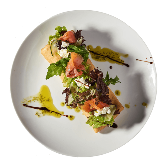 Солоний млинець Соренто з лососем