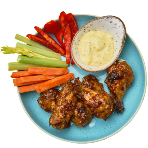 Крильця в апельсиновій глазурі